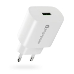 1x USB Quick Charge 3.0 18W Valge Laadija