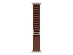 APPLE 49mm Burgundy Alpine Loop - Medium - Natural Titanium Finish Apple