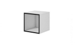 Cama avastatud kappi ROCO RO6 37/37/39 valge/must