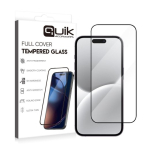 Quik Accessories T&auml;iskattega k&otilde;va klaas Apple iPhone 16 jaoks