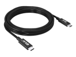 Club 3D CAC-1579 USB4 Gen3x2 USB-C Kaabel 3m Must