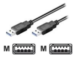 M-CAB USB-kaabel 1.8m Must