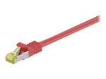 goobay CAT 7 SFTP, PiMF 50cm Paika kaabel Punane