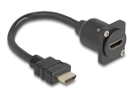 Delock HDMI Pikenduskaabel 20cm Must