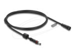 Delock DC Power Jack 5.5mm x 2.5mm Mees-Naine Laienduskabel - Must