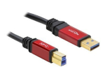 Delock 5m Premium USB-kaabel must