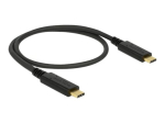 Delock USB Type-C Kaabel 50cm Must