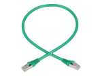 Extralink CAT 6 voltimata paarisv&otilde;rk (F/UTP) 50cm roheline patchkaabel