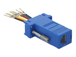 DeLOCK Sub-D 9 Pin Isane RJ45 Emase Kokkupanekukomplekti Serial Adapter Sinine