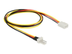 Delock Blower Toitekaabel 60cm Must Punane Kollane