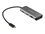 StarTech.com 4 porti USB C hub 2x USB A ja 2x USB C, SuperSpeed 10Gbps USB Type-C 3.1/3.2 Gen 2 hub, USB bussiga toidetav, kaasaskantav USB-C to US...