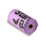 STARCHBAG BIO kompostuvad koera v&auml;etiskotid lilla &ndash; 1x15 tk