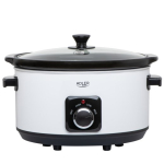 Adler aeglase keetmise pann AD 6413w 290 W 5.8 L Programmide arv 3 Valge