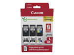Canon PG-540L x2/CL-541XL Fotopaberv&auml;&auml;rtpakk V&auml;rviline (ts&uuml;aani, mageetan, kollane) Tooni/Paberikomplekt