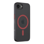 Taktikaline MagForce Hyperstealth 2.0 katte kaitse iPhone 16e jaoks / must/punane