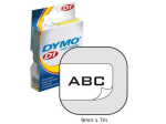 Tape D1 Black On White 9mmx7m