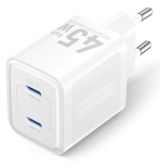 Mobiililaadija sein 45W USB-C/2P VALGE FEFW0- VENTION