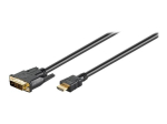 Goobay DVI-D to HDMI 3m must