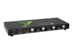TECHly 4x1 USB HDMI KVM 4Kx2K KVM/heli/USB deskil&uuml;lit&uuml;&uuml;p