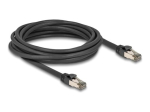 DeLOCK CAT 6a Ekraneeerimata/FTP 5m Patch-kaabel Must
