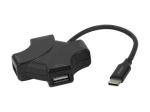 DELTACO 4-portine USB hub