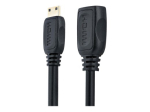 StarTech.com 5in Mini HDMI to HDMI Adapter, 4K K&otilde;rglahutusega HDMI Adapter, 4K 30Hz Ultra K&otilde;rglahutusega K&otilde;rge Kiirusega HDMI Adapter, HDMI 1.4, Ku...