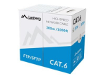 Lanberg CAT 6 kaabel fooliumi ja vase punutisega (FTP) 305m massiivkaabel Cool Gray 5C