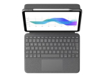 Logitech Folio Touch klaviatuur ja Folio &uuml;mbris Jah Kaabel saksa Apple 10.9-tolline iPad Air (4. p&otilde;lvkond, 5. p&otilde;lvkond)