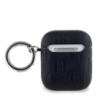 Karl Lagerfeld PU reljeefse Karl pea &uuml;mbris AirPods 1/2 jaoks / must