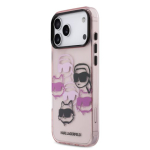 Karl Lagerfeld IML Multi K&CH Heads &uuml;mbris iPhone 17 Pro Max jaoks / roosa