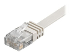 Goobay RJ45 CAT6 UTP 3M &Uuml;maritud Valge