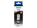 Epson EcoTank 104 Must 4500 lehek&uuml;lge tindipaak C13T00P140