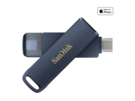 SanDisk Phone Drive 256GB USB-C/Apple Lightning M&auml;lupulk Sinine