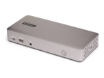 StarTech.com kolme monitoriga USB4 dokkimisjaam, 4K 60Hz HDMI v&otilde;i DisplayPort, 100W s&uuml;learvuti laadimine, 2.5GbE, USB-C mitme monitoriga dock, drai...