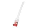 LogiLink SlimLine CAT 6 U/FTP, PiMF 10m patch-kaabel valge