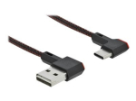 Delock lihtne USB Type-C kaabel 20cm must punane