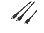 Belkin CAC004HQ1.5MBK USB-C kuni 2 x USB-C 1.5m Kaabel, Must