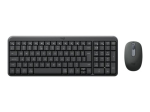 Logitech MK250 Klaviatuur ja Hiire komplekt Wireless Hiire sisaldav Akud sisaldav Bluetooth US Rahvusvaheline Grafiit