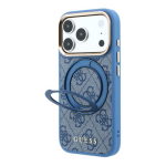 Guess PU 4G r&otilde;ngasjalgaga MagSafe &uuml;mbris iPhone 18 Pro jaoks / Sinine