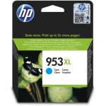 HP 953XL ts&uuml;aan 1450-lehek&uuml;ljeline tint F6U16AE