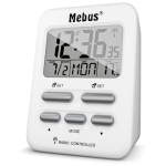 Mebus 25800 Digitaalne &auml;ratuskell Valge