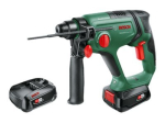 Bosch UniversalHammer 18V 2Joule Pordihammus 2 Patareid Sisaldanud
