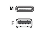 Prokord USB-C adapter, 15cm