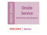 Ricoh Assurance Program Extended Warranty for Low-Volume Product Segment 5 Year Spare Parts and Labor