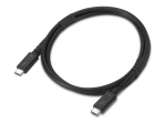 Lenovo Thunderbolt 4 Kaabel Must
