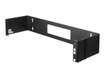 StarTech.com 2U Hinged Wall Mount Patch Panel Bracket - 6 Deep - 19 Patch Panel Swing Rack for Shallow Network Equipment- 22lbs (WALLMOUNTH2) Besla