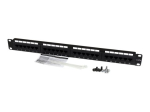 StarTech.com 24-portine 1U Rackmount Cat 6 110 Patch Panel - 24-port Network Patch Panel - RJ45 Ethernet 110 t&uuml;&uuml;pi Rack Mount Patch Panel 1U (C6PAN...