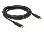 Delock USB Type-C Kaabel 3m Must