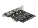 DeLock USB-C kuni PCI Express 2.0 x1 5Gbps adapter