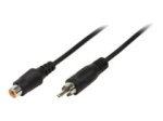 LogiLink Audio Pikenduskaabel 10m Must